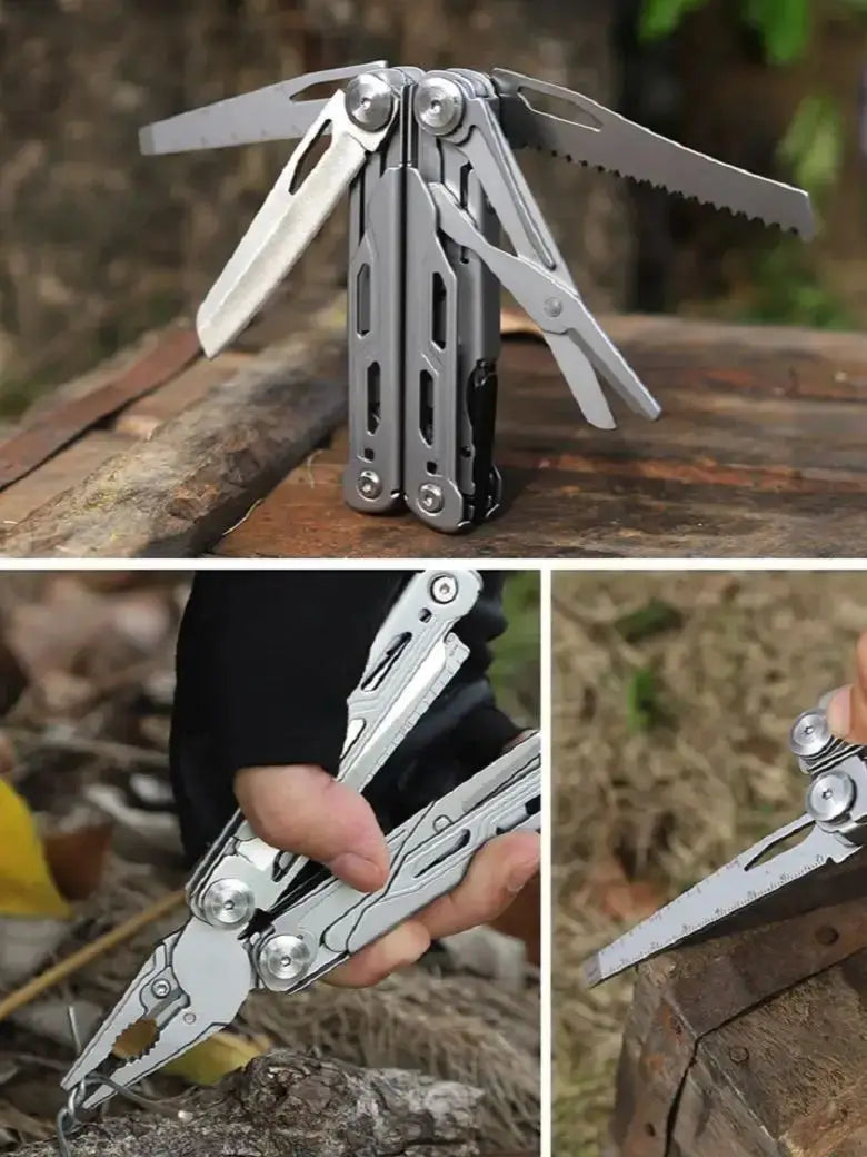 Daicamping DL10 Premium 16-in-1 Stainless Steel Multi Tool Pliers with Sheath